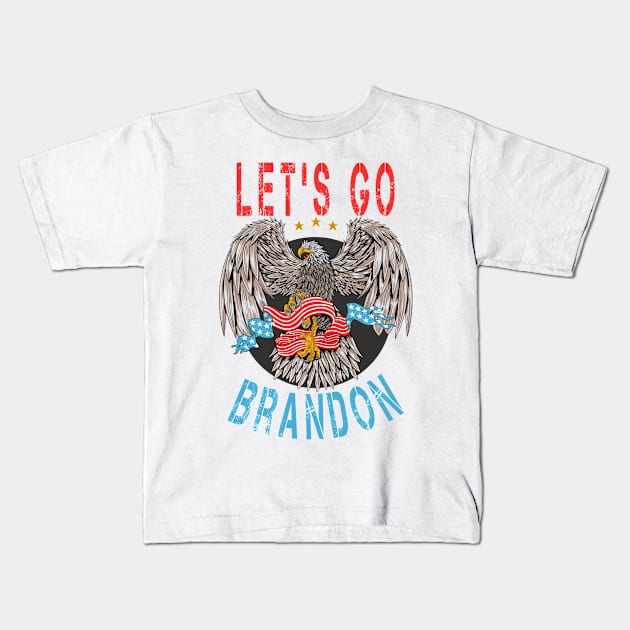 Let's Go Brandon Kids T-Shirt by Novelty-art